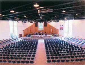 Northwest Assembly of God Church sanctuary interior view